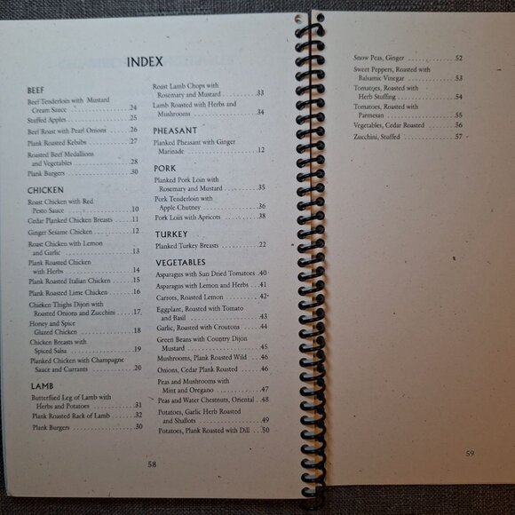 Chinook Planks Cook Book Roasting Wood Northwest Tradition Vintage 1997 Native - Picture 6 of 7